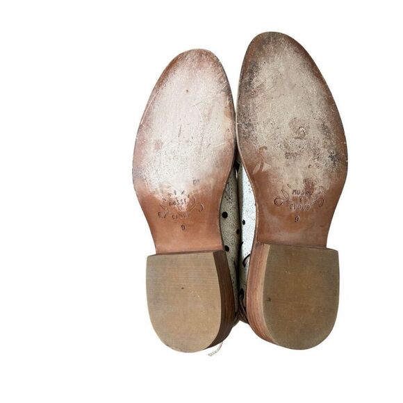 Anthropologie Musse & Cloud Coolise Distressed Low Cut Coastal Boho Cowgirl Boot - Picture 6 of 9